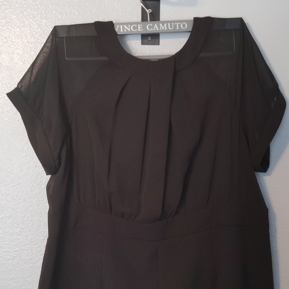 Vince Camuto Jumpsuit Size 16 W Black - Picture 3 of 16